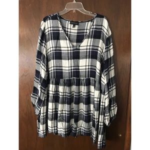 Lane Bryant peplum Top